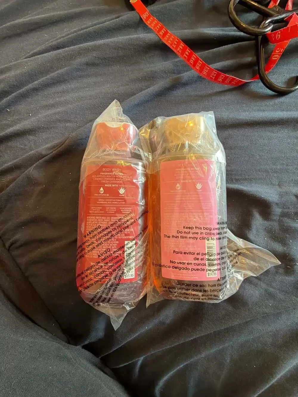 Bath & Body Works Winter Candy Apple and Buttercups & Berry Bellini Body Bundle